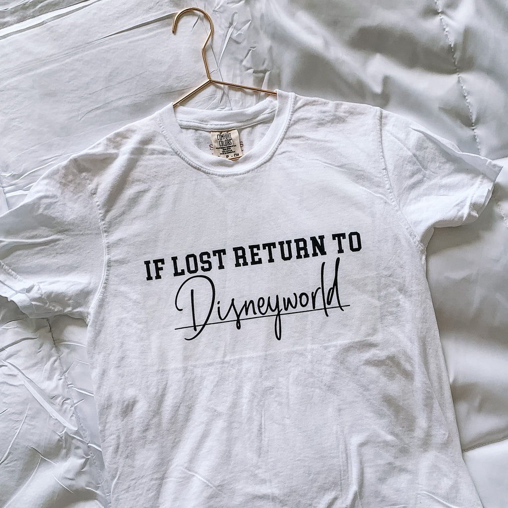 If Lost graphic tee