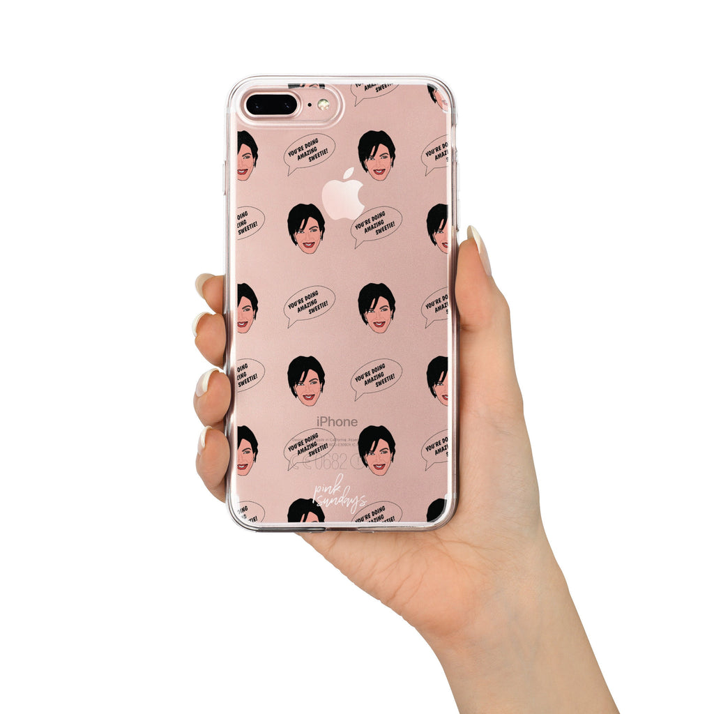 Kris Jenner Iphone Case - pinksundays