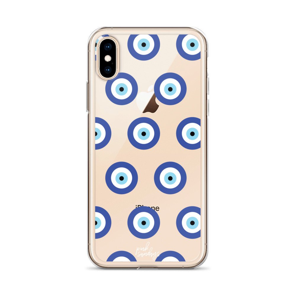 Holographic Evil Eye Clear Phone Case - Fits iPhone® 13 Pro