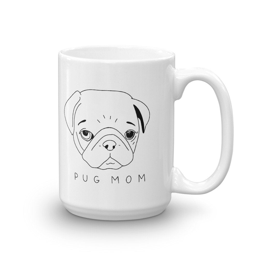 Pug Mom Mug - pinksundays