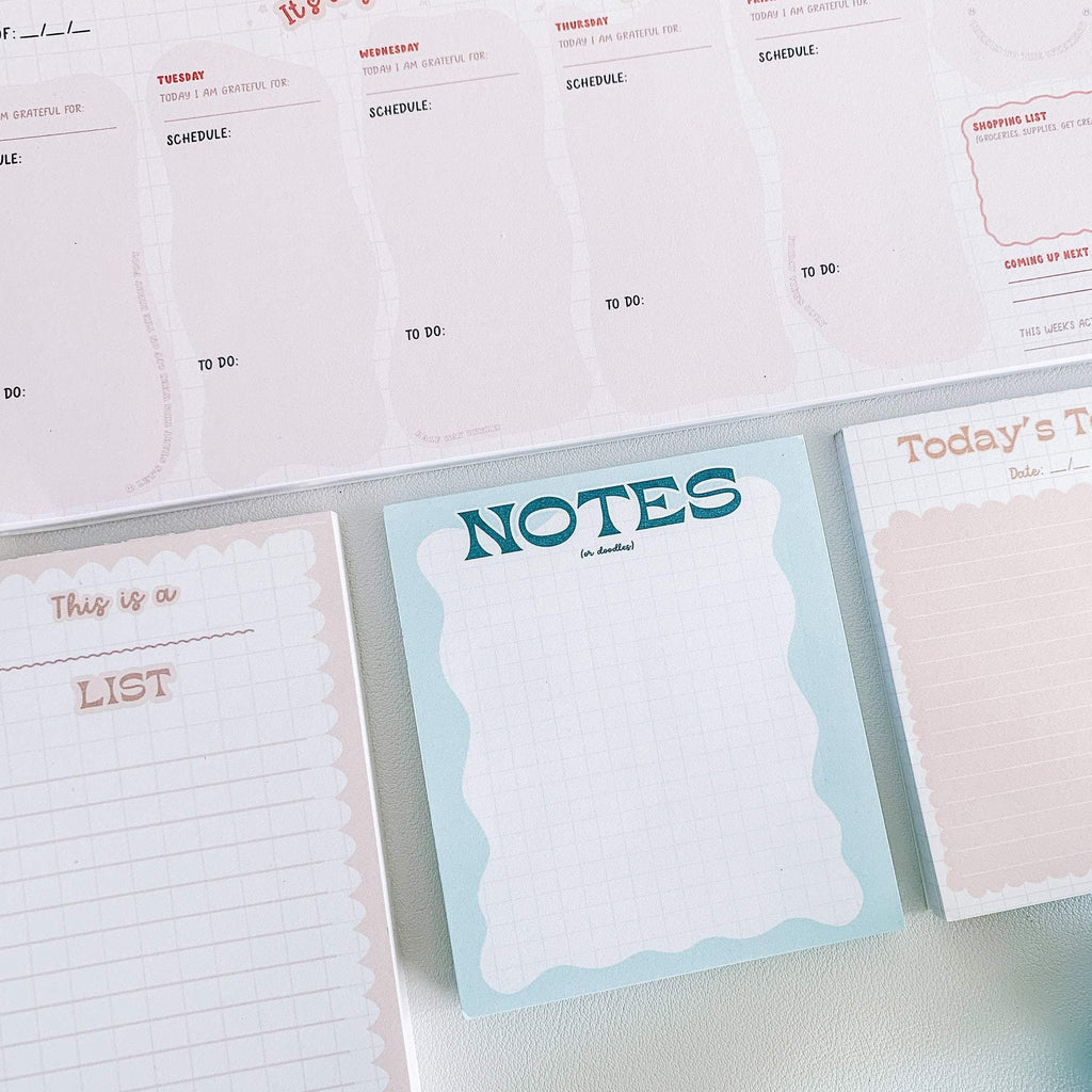 The Full Planner Notepad Pack