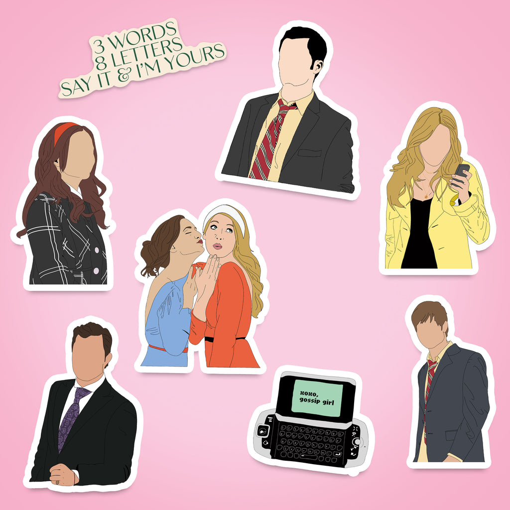 Gossip Sticker Pack | Uniquely designed apparel, access