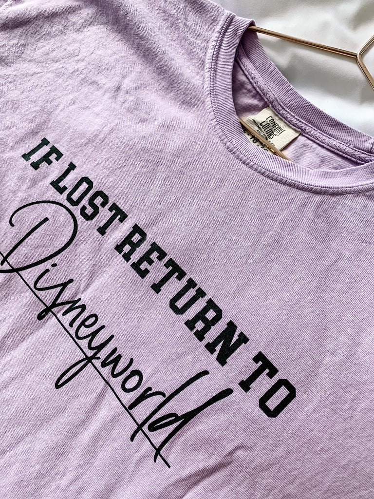 If Lost graphic tee