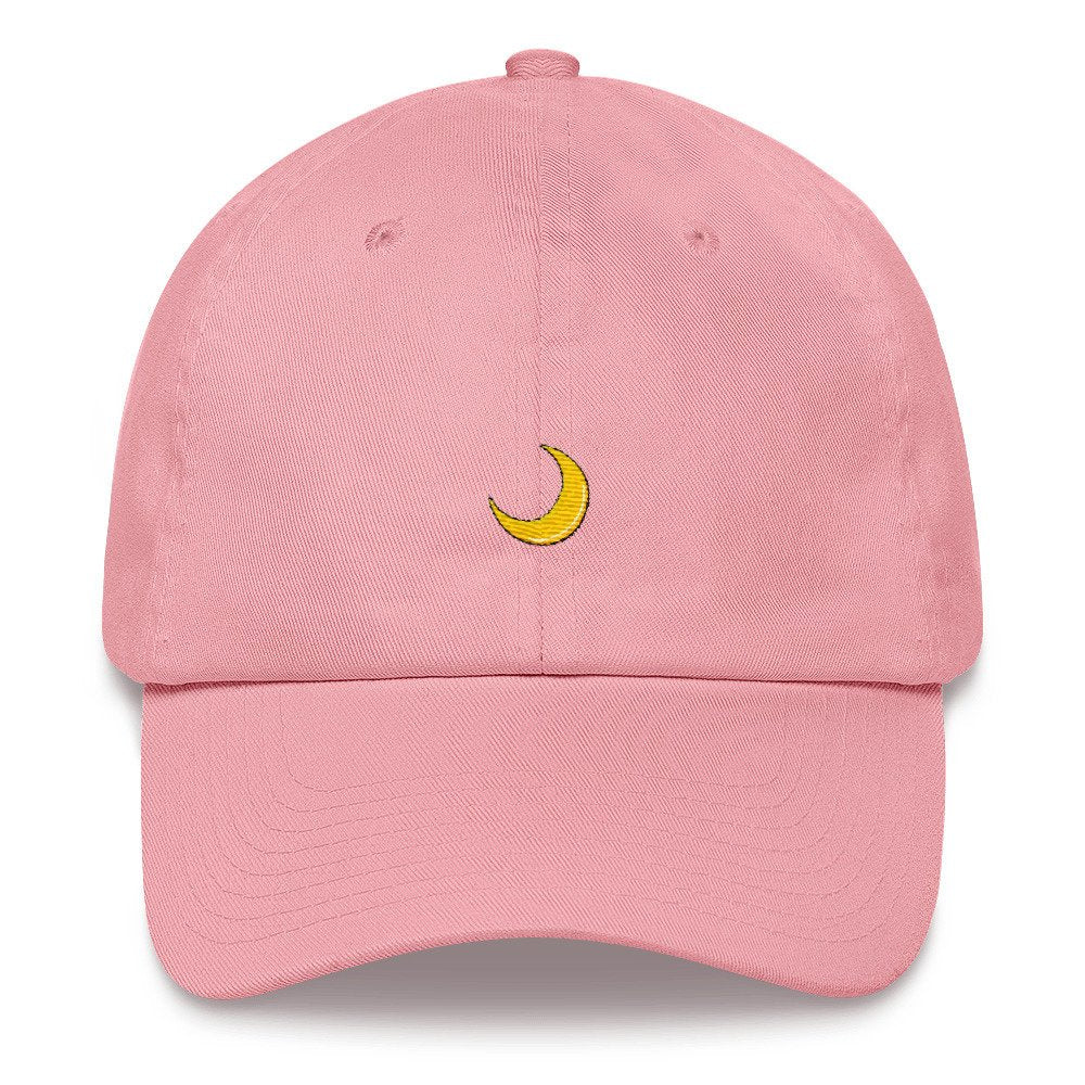 Crescent Moon Dad Hat - pinksundays