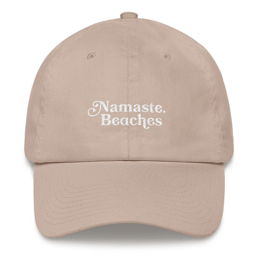 Namaste Beaches Dad Hat - pinksundays