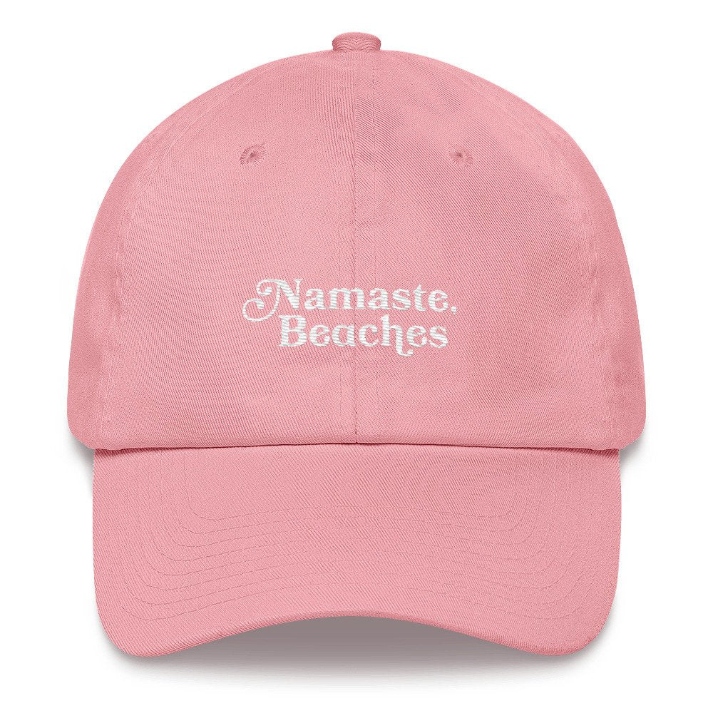 Namaste Beaches Dad Hat - pinksundays
