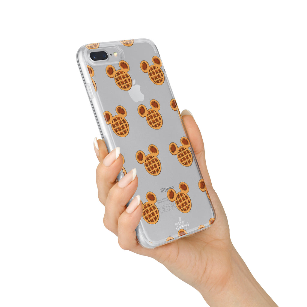 Mouse Waffle Pattern Iphone Case - pinksundays
