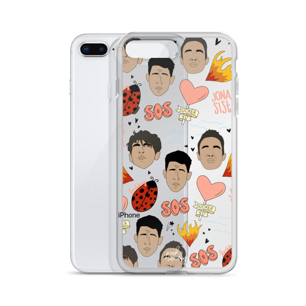 Jonas Brothers Pattern Iphone Case - pinksundays