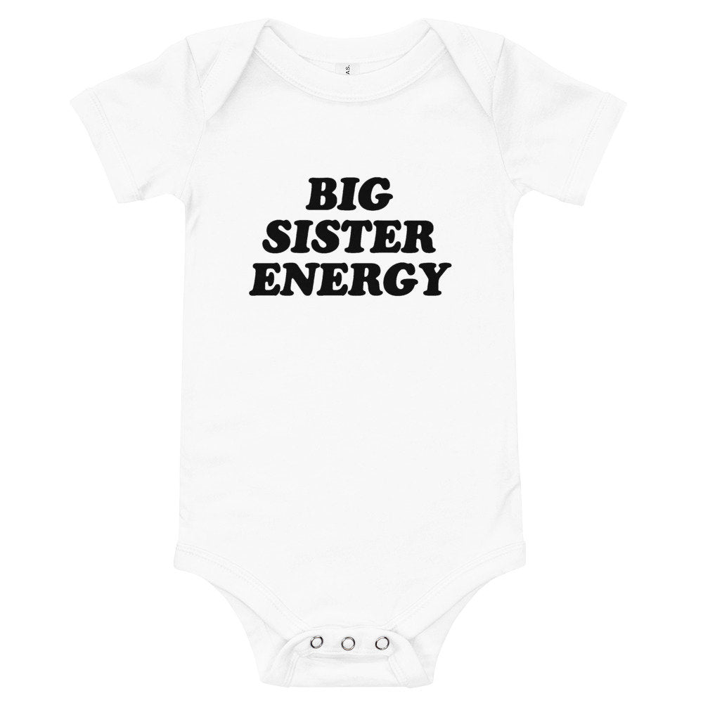 Big Sister Energy Baby Bodysuit