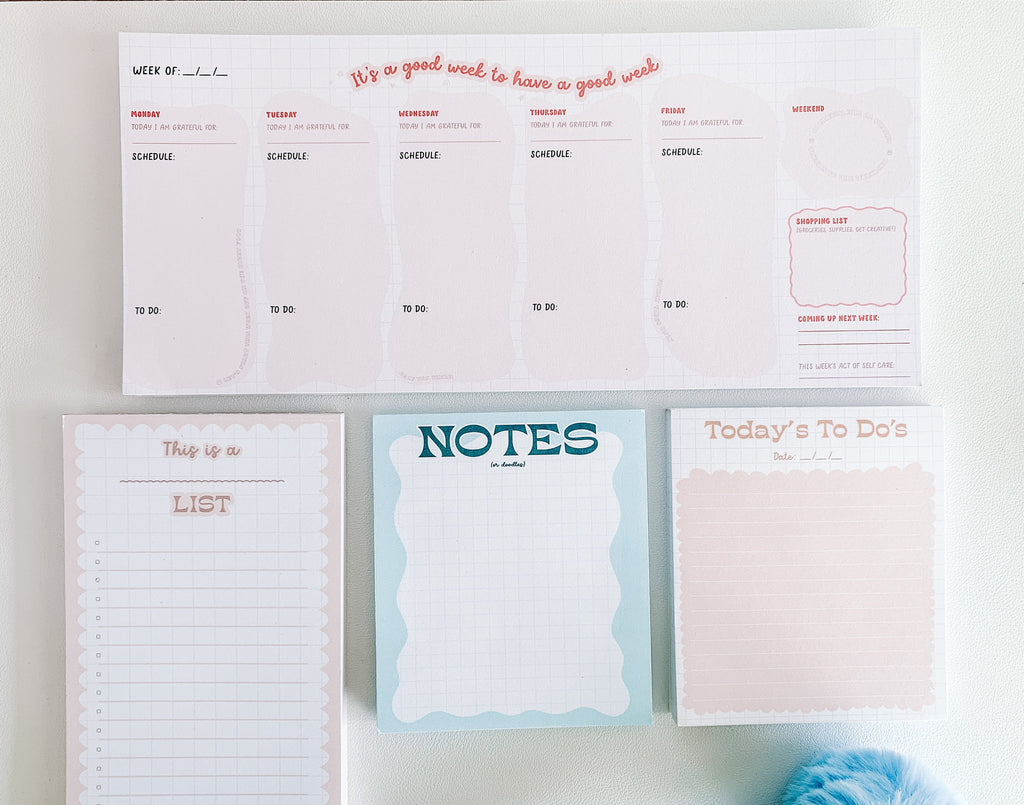 The Full Planner Notepad Pack